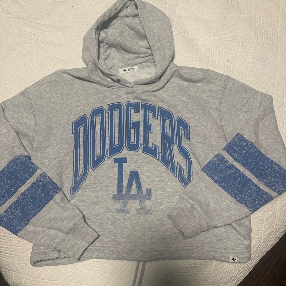 47 Brand Light Gray Pullover Hoodie